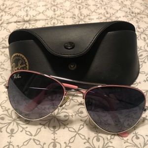 Ray Ban Pink Aviators